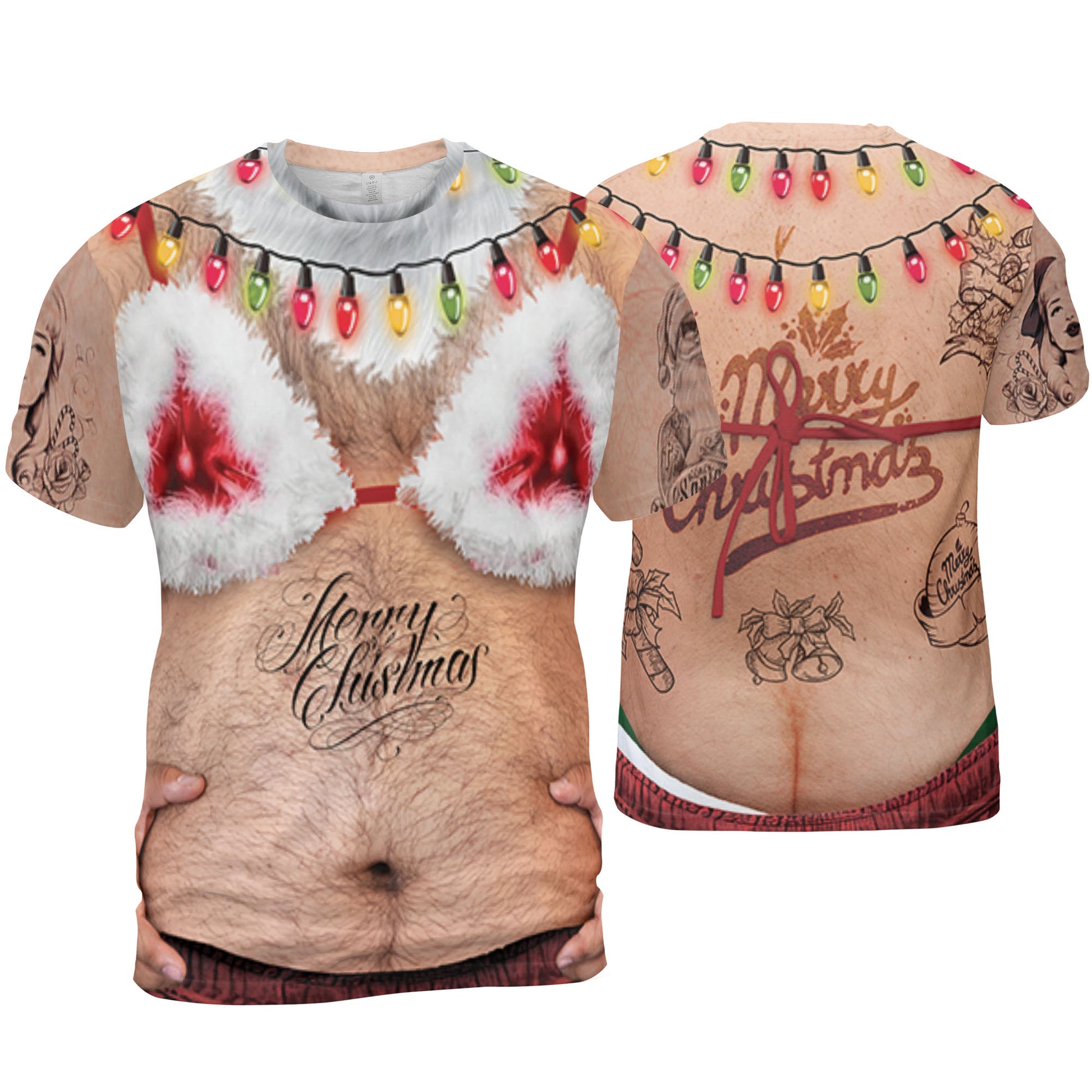 Custom Ugly Hairy Fat Beard Funny Shirt Cosplay TKA34