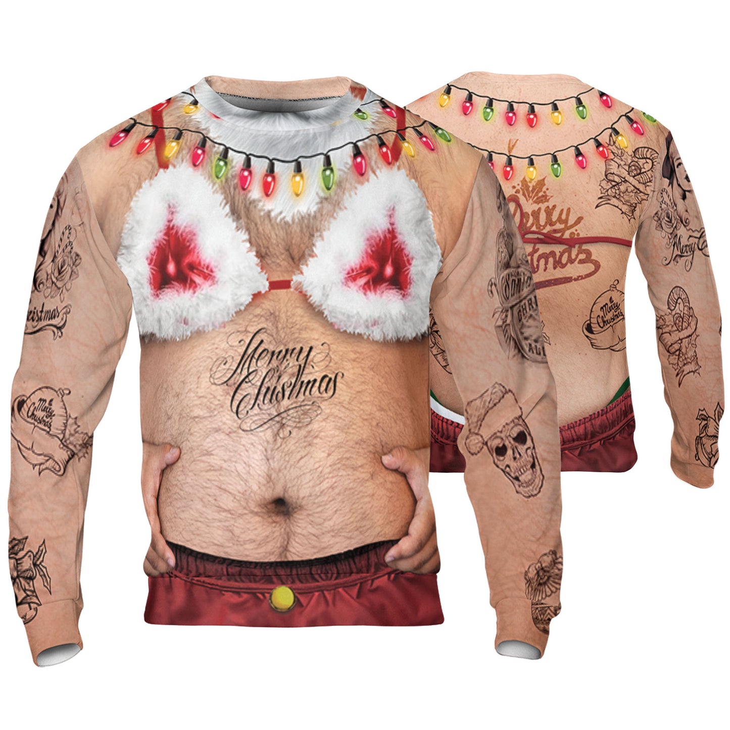 Custom Ugly Hairy Fat Beard Funny Shirt Cosplay TKA34