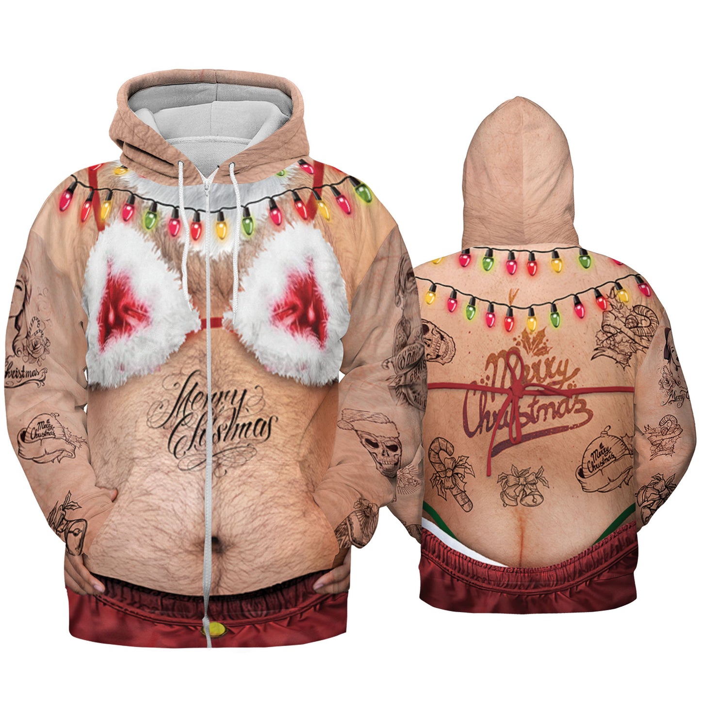 Custom Ugly Hairy Fat Beard Funny Shirt Cosplay TKA34