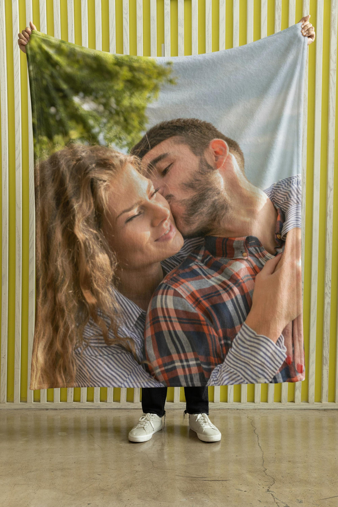 Customizable Photo Blanket, One Photo Gifts for him or her, Family &amp; Friends Custom Gifts, Special Memory Keepsake, Christmas Gift 1812283675 5934