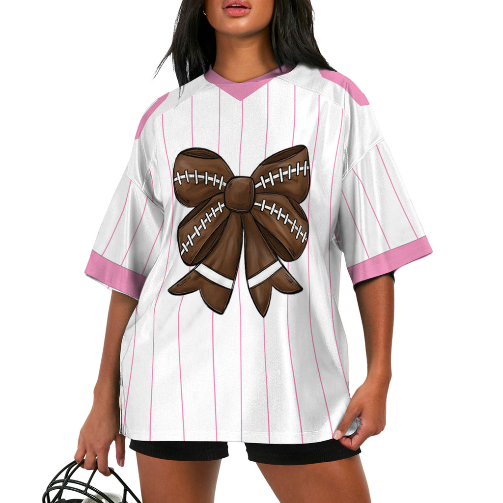 customized-bow-football-jersey-comfort-shirt-pink-ca04-6077