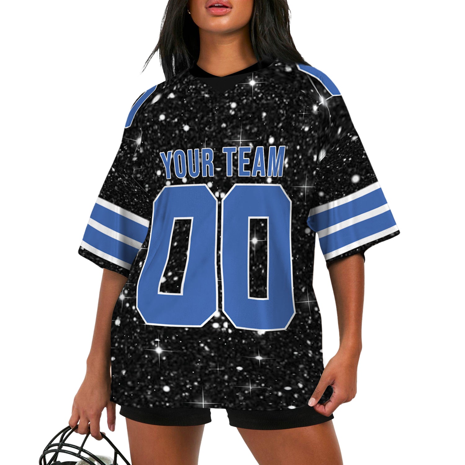 customized-fraud-glitter-football-jersey-black-american-football-dl-ca03-8813