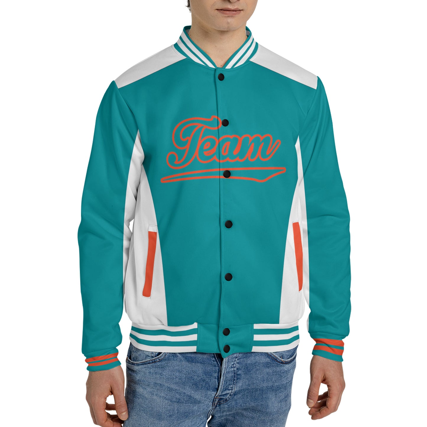 customized-america-football-varsity-jacket-team-dolphin-aqua-blue-and-white-vdd28-2226
