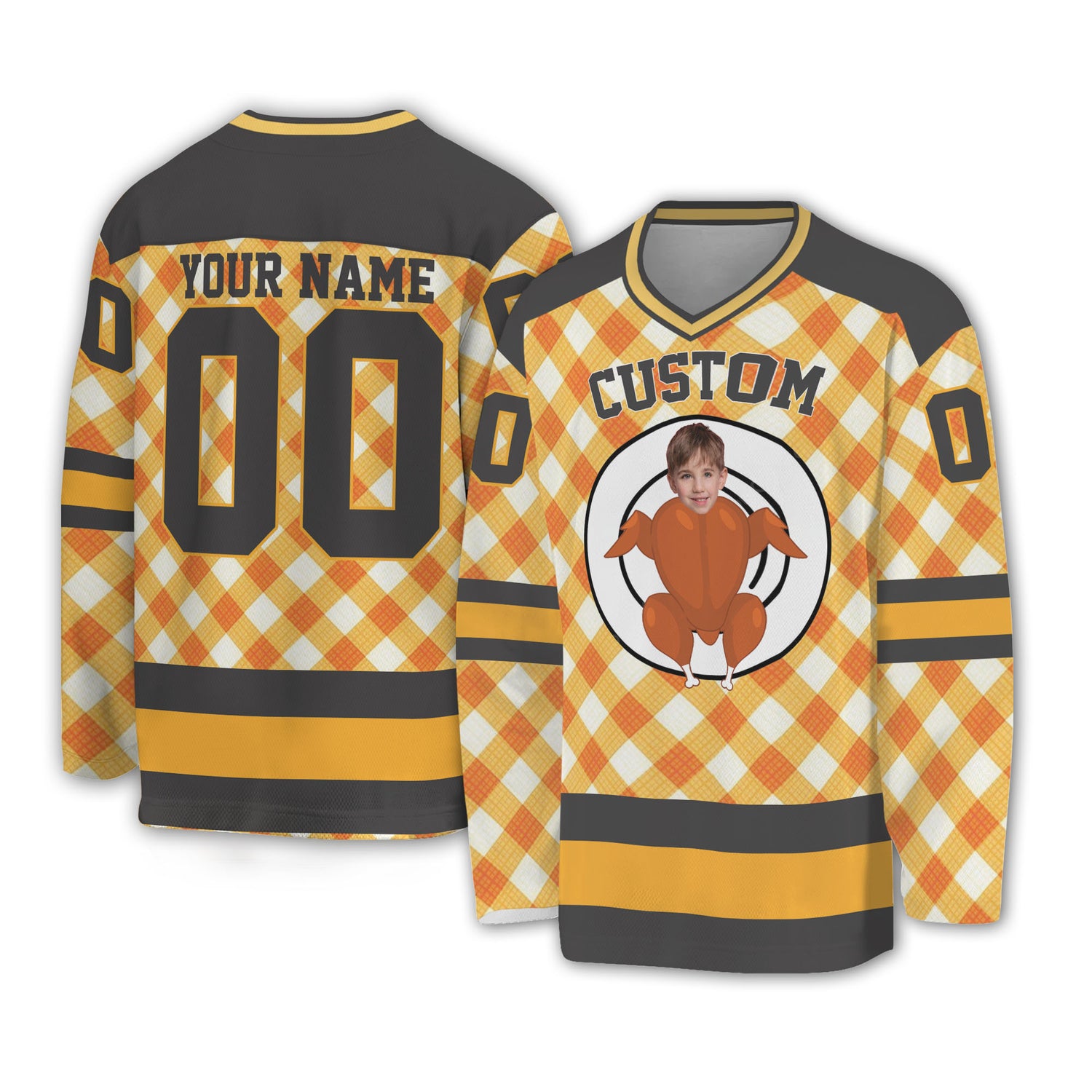 customized-funny-chichken-hockey-jersey-thanksgiving-pattern-yellow-vdd36-1980