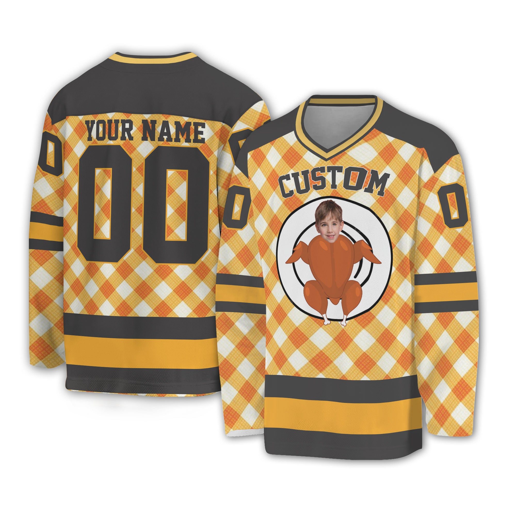 customized-funny-chichken-hockey-jersey-thanksgiving-pattern-yellow-vdd36-1980