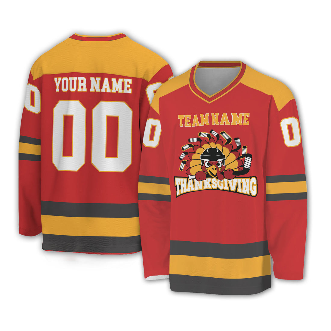 customized-hockey-jersey-thanksgiving-chicken-logo-red-basic-vdd35-9202