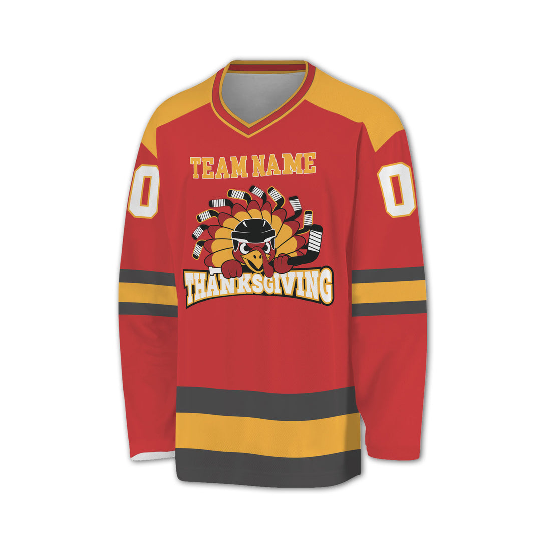 customized-hockey-jersey-thanksgiving-chicken-logo-red-basic-vdd35-9202