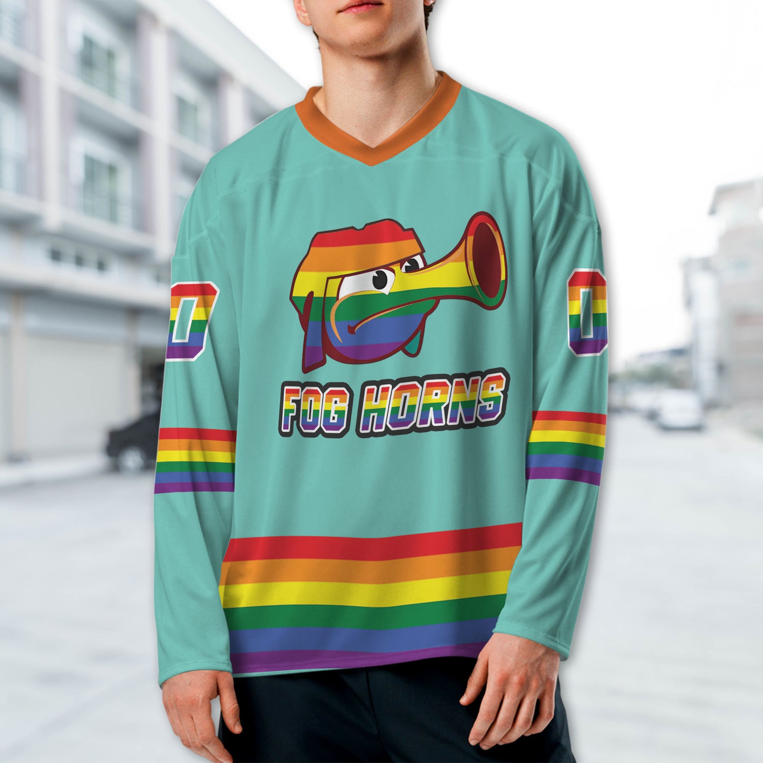 customized-logo-vintage-fog-horns-lgbt-blue-and-orange-hockey-jersey-vdd05-6825