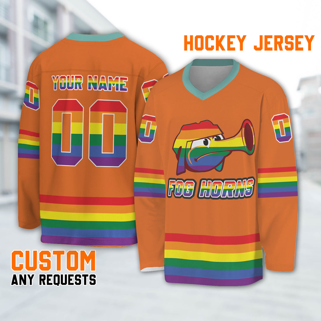 customized-logo-vintage-fog-horns-lgbt-orange-and-blue-hockey-jersey-vdd05-3824
