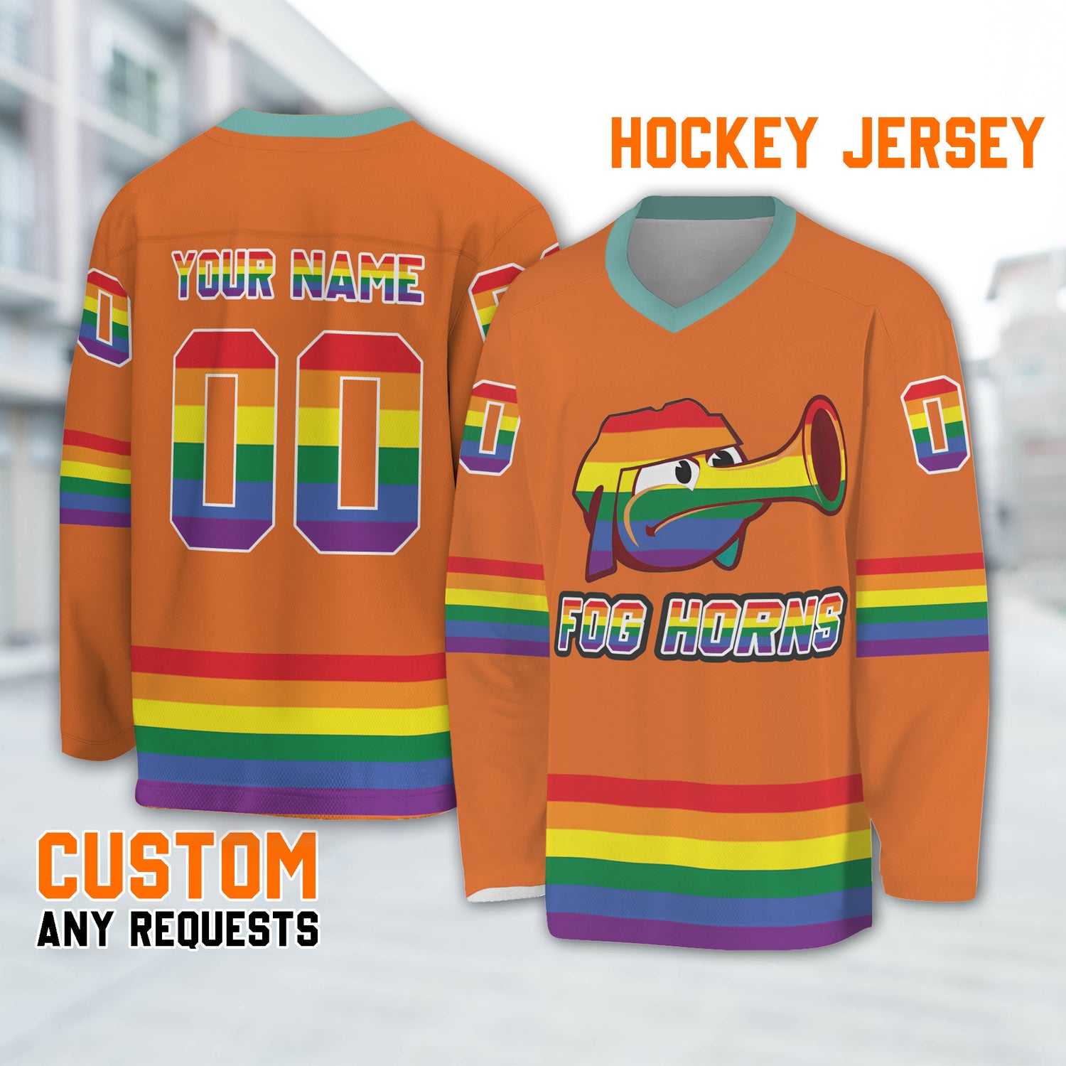 customized-logo-vintage-fog-horns-lgbt-orange-and-blue-hockey-jersey-vdd05-3824