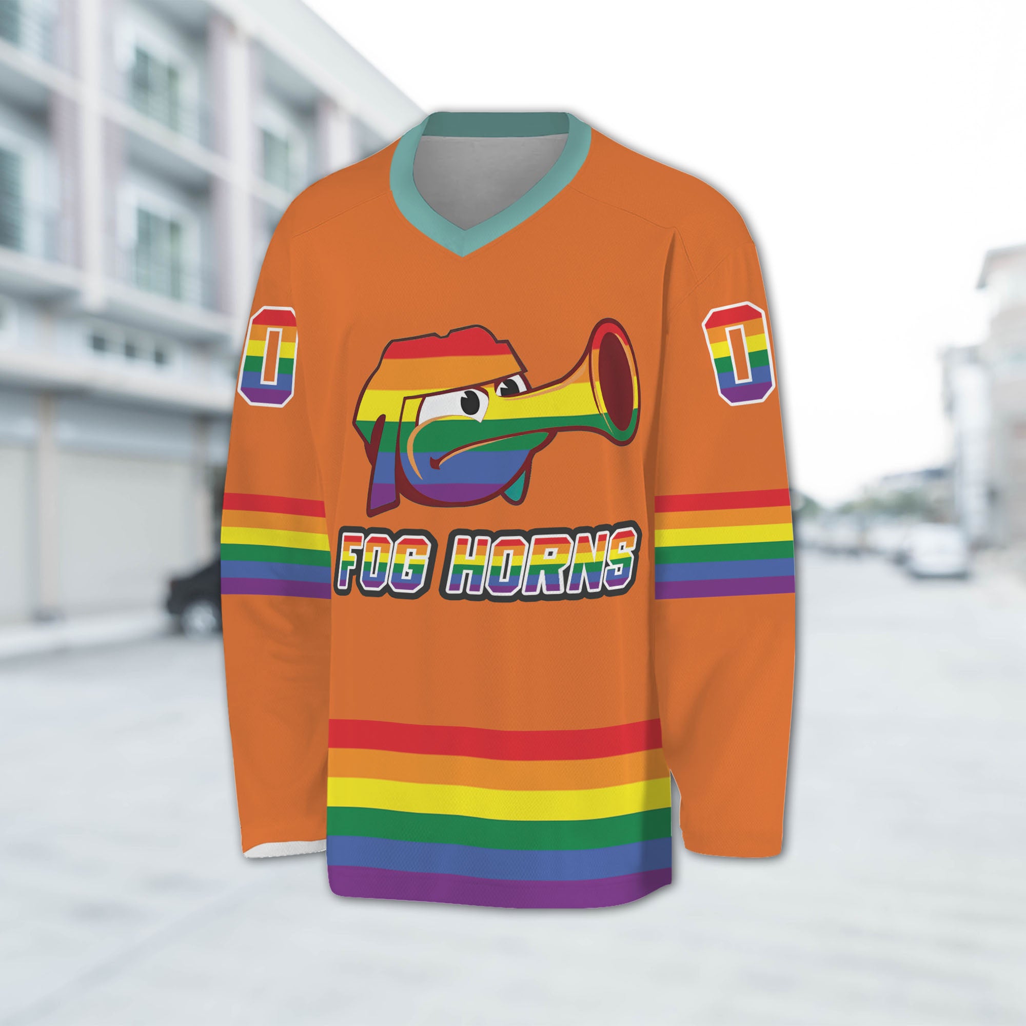 customized-logo-vintage-fog-horns-lgbt-orange-and-blue-hockey-jersey-vdd05-3824