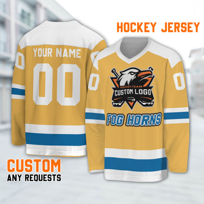 customized-name-and-logo-vintage-fog-horns-yellow-basic-hockey-jersey-vdd05-5298