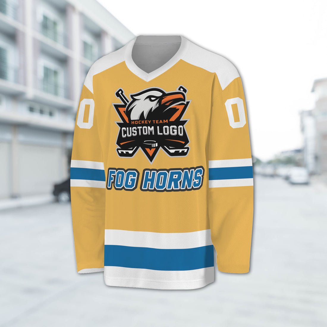 customized-name-and-logo-vintage-fog-horns-yellow-basic-hockey-jersey-vdd05-5298