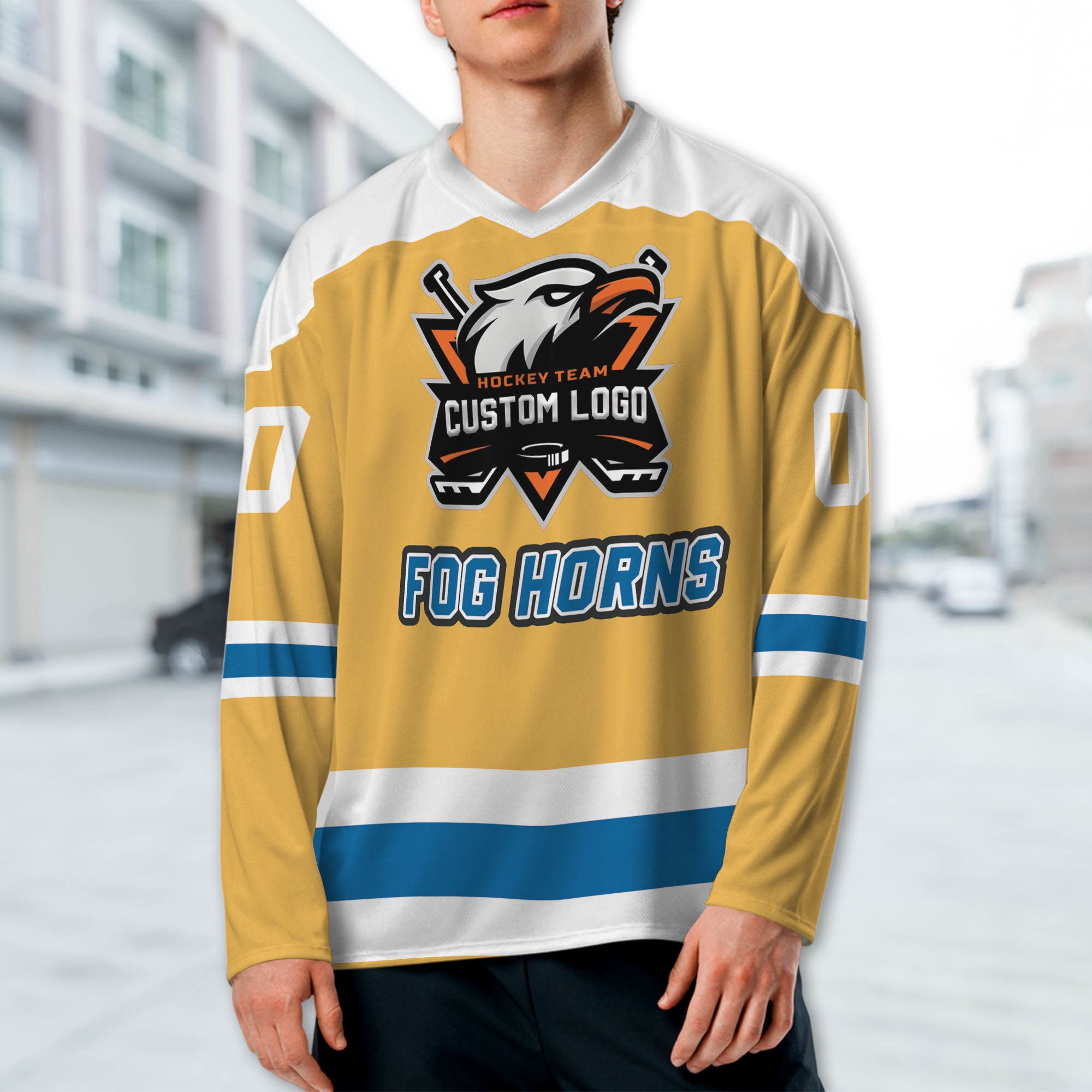 customized-name-and-logo-vintage-fog-horns-yellow-basic-hockey-jersey-vdd05-5298