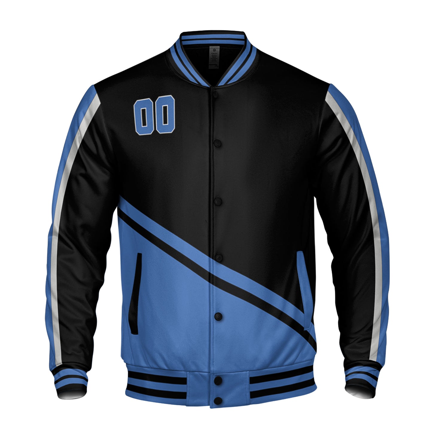 customized-name-and-number-football-varsity-jacket-diagonal-stripes-black-and-blue-vdd20-8092