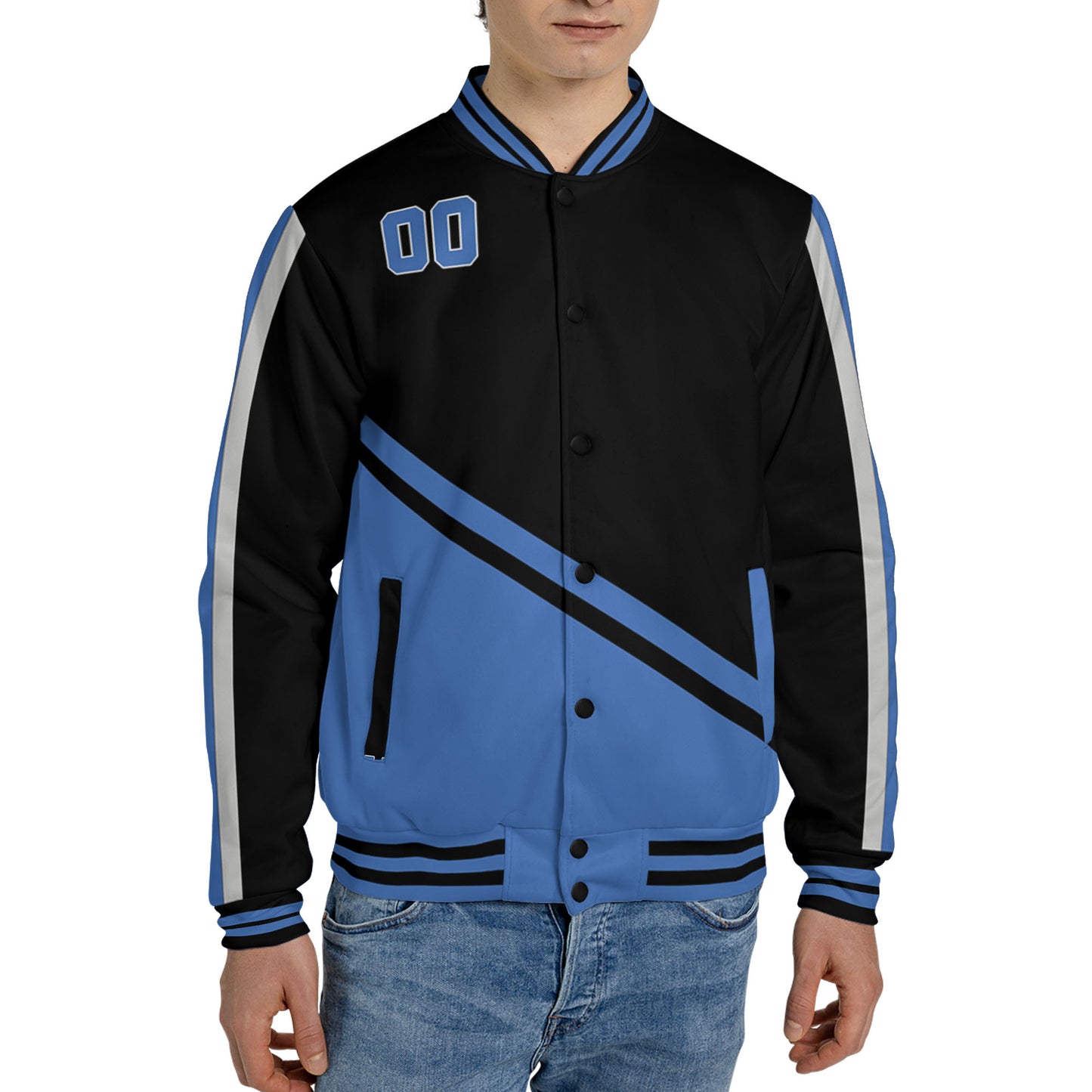 customized-name-and-number-football-varsity-jacket-diagonal-stripes-black-and-blue-vdd20-8092