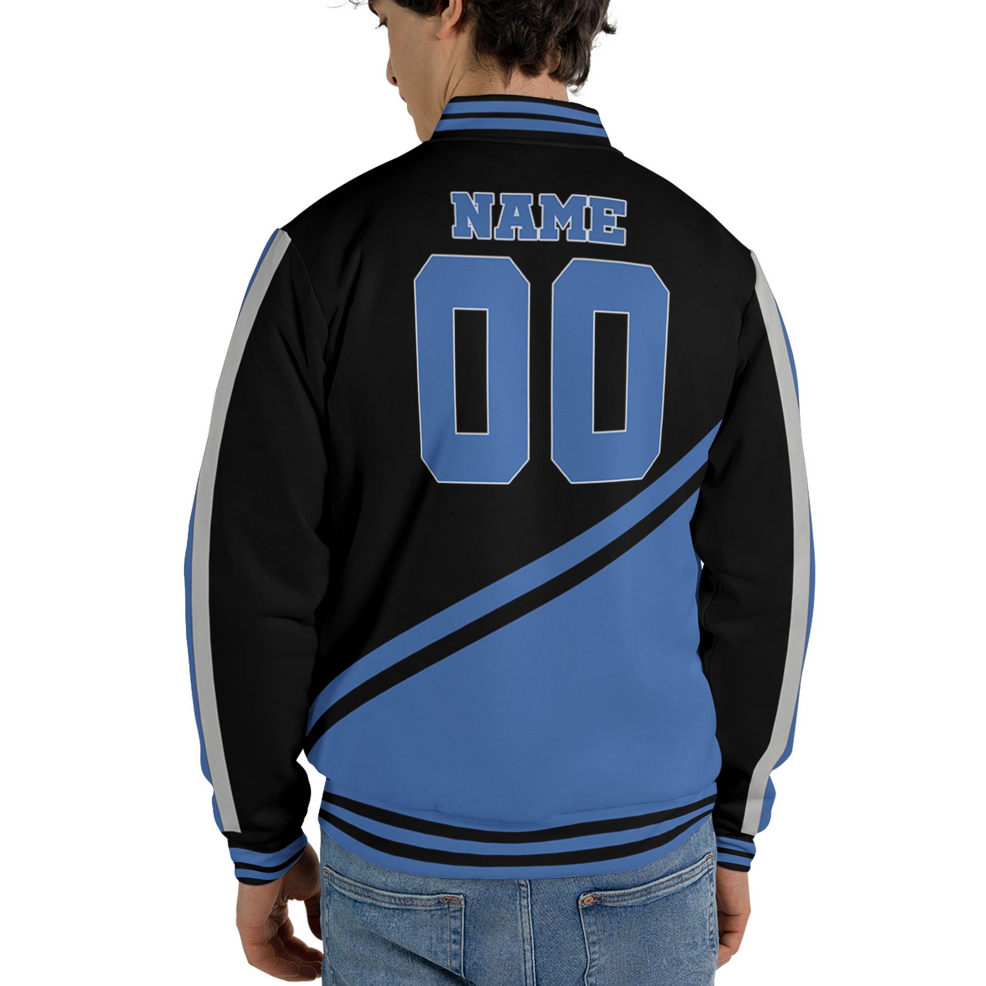 customized-name-and-number-football-varsity-jacket-diagonal-stripes-black-and-blue-vdd20-8092