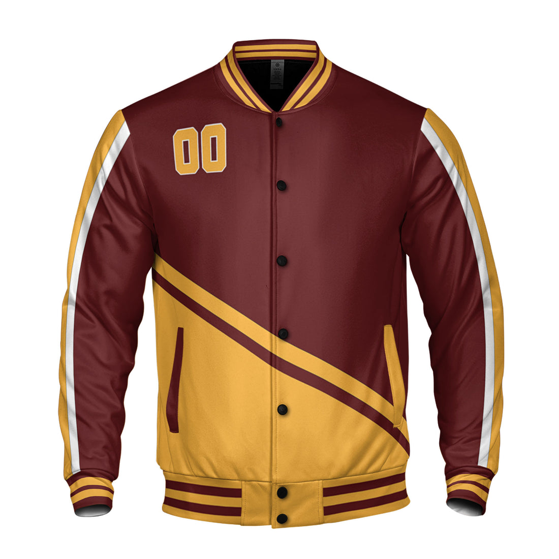 customized-name-and-number-football-varsity-jacket-diagonal-stripes-burgundy-and-gold-vdd20-2410