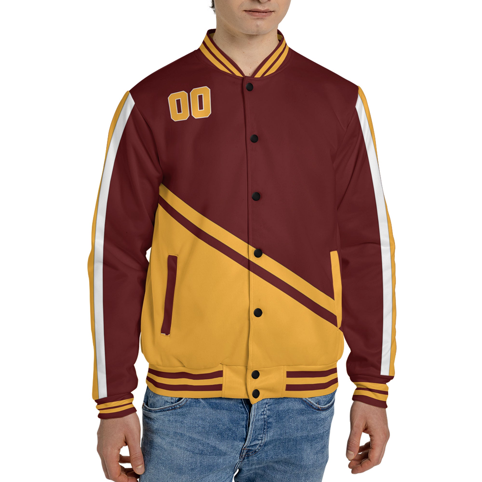 customized-name-and-number-football-varsity-jacket-diagonal-stripes-burgundy-and-gold-vdd20-2410