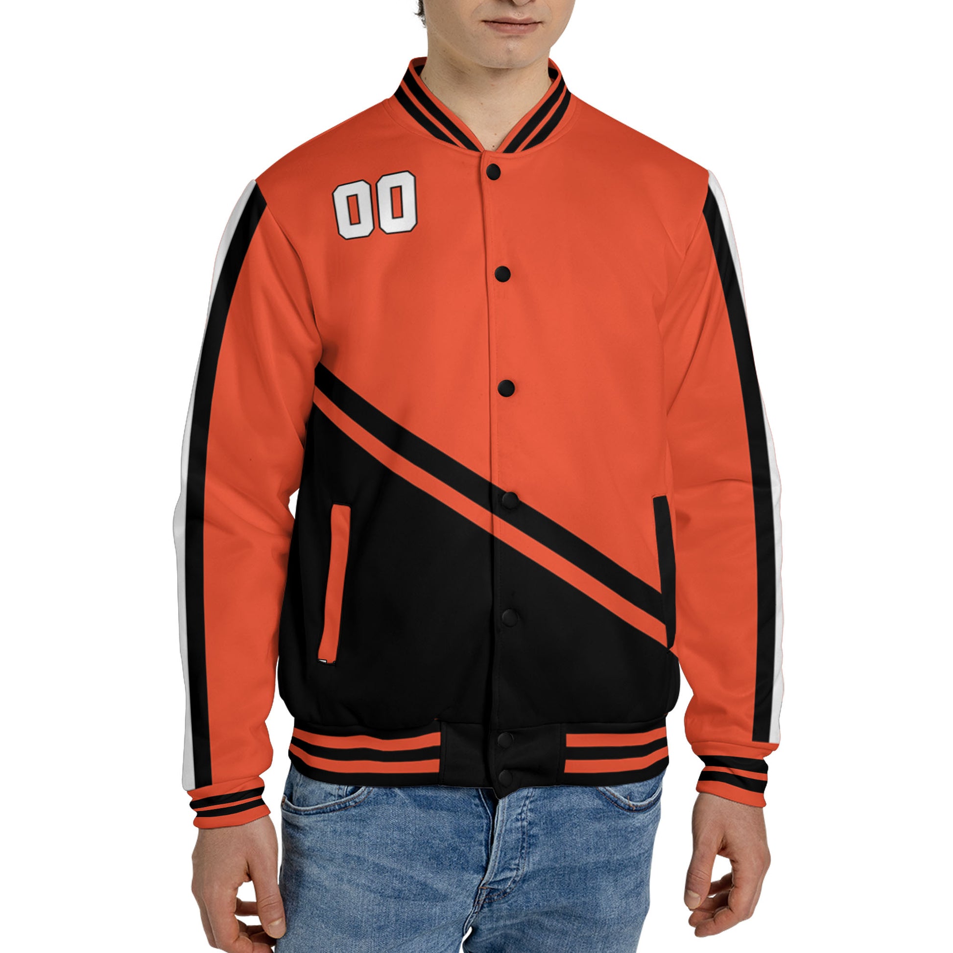 customized-name-and-number-football-varsity-jacket-diagonal-stripes-orange-and-black-vdd20-5450