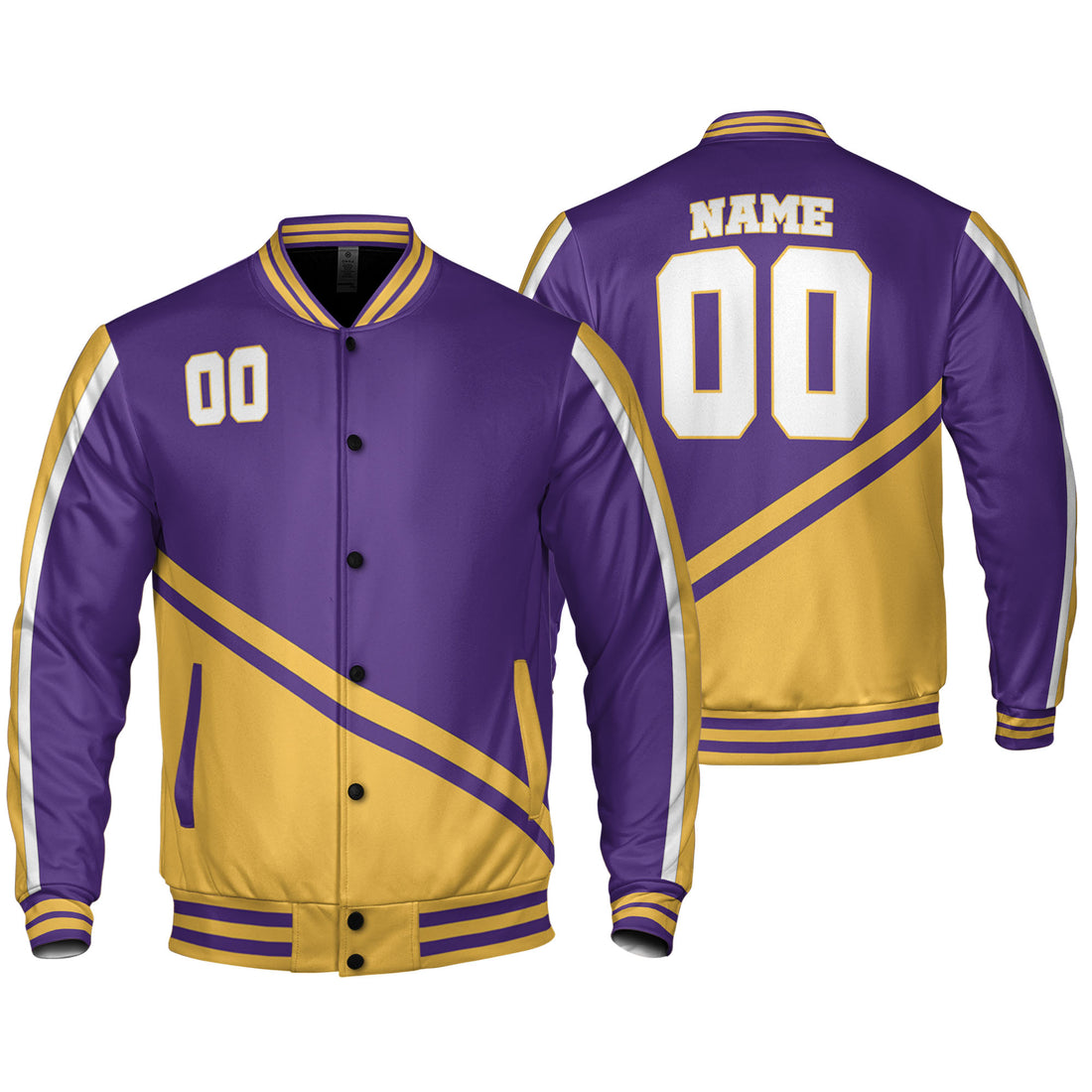 customized-name-and-number-football-varsity-jacket-diagonal-stripes-purple-and-yellow-vdd20-7403