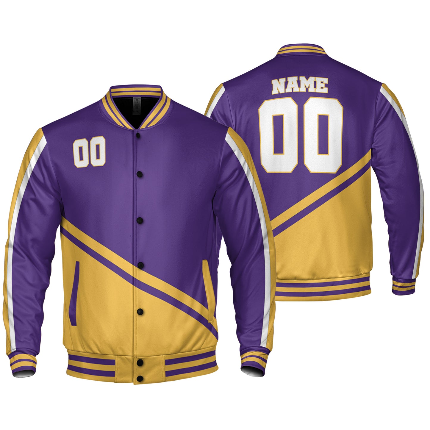 customized-name-and-number-football-varsity-jacket-diagonal-stripes-purple-and-yellow-vdd20-7403