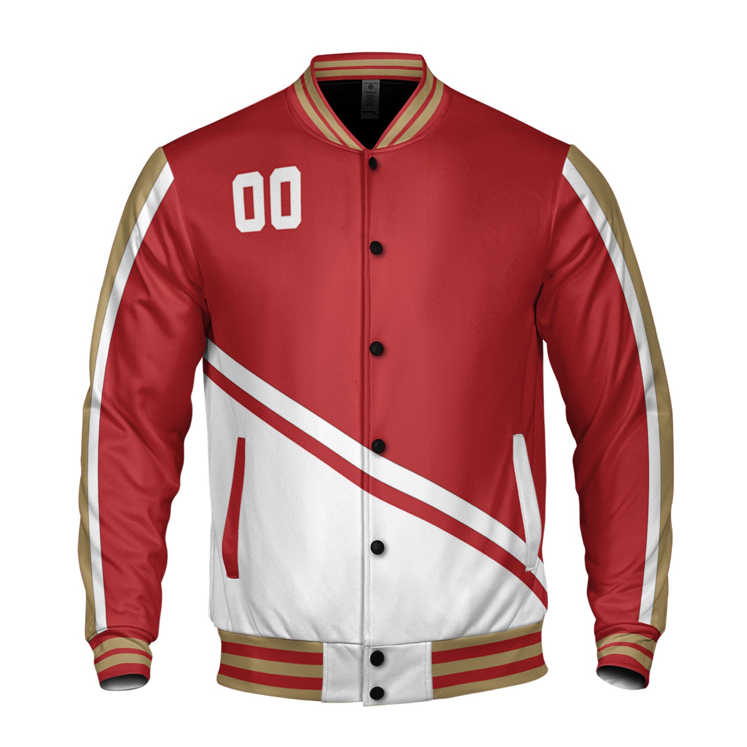 customized-name-and-number-football-varsity-jacket-diagonal-stripes-red-gold-and-white-vdd20-6101