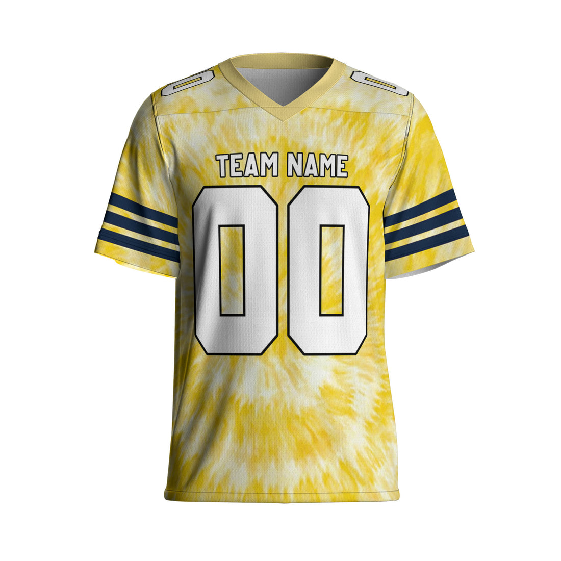 Customized name and team tie dye football jersey shirt 06 CA01