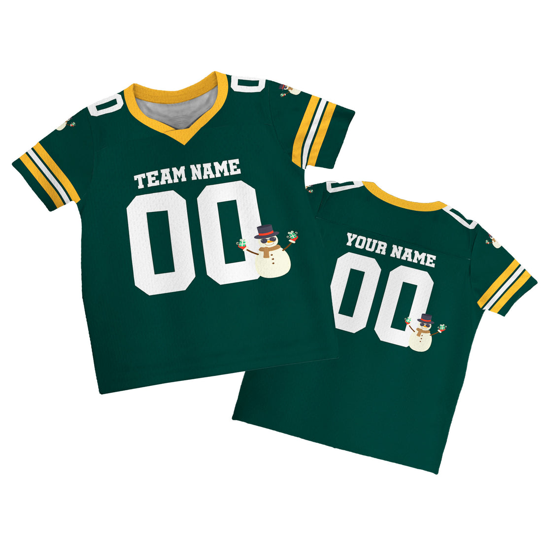 customized-snowman-football-jersey-green-and-yellow-american-football-vdd21-2693