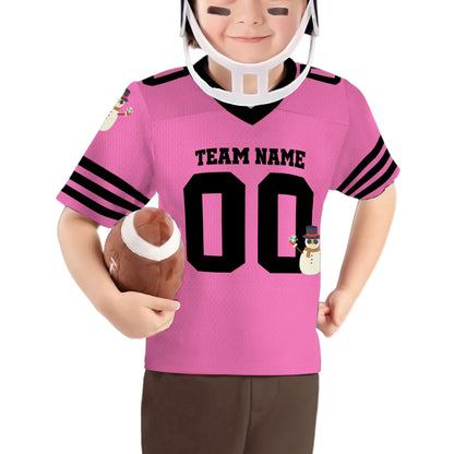 customized-snowman-football-jersey-pink-and-black-american-football-vdd21-3306