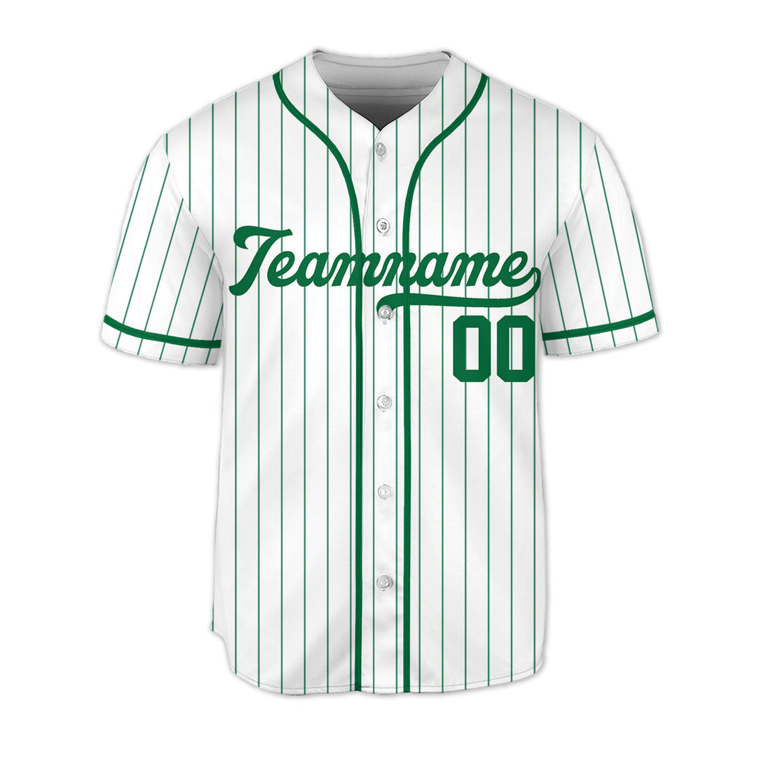 Green-Custom-Request-Stripe-Line-Custom-Colors-Personalized-Name-Baseball-Jersey