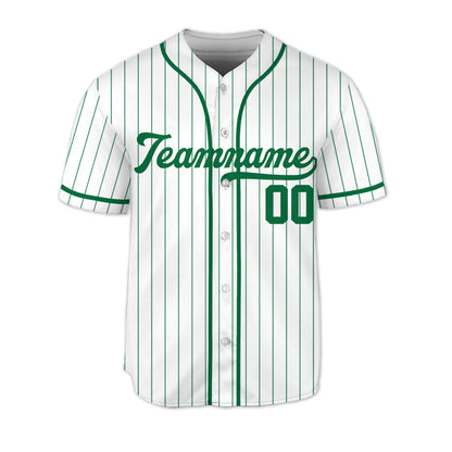 Green-Custom-Request-Stripe-Line-Custom-Colors-Personalized-Name-Baseball-Jersey