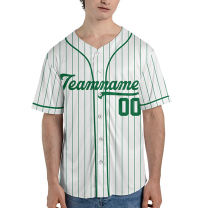 Green-Custom-Request-Stripe-Line-Custom-Colors-Personalized-Name-Baseball-Jersey