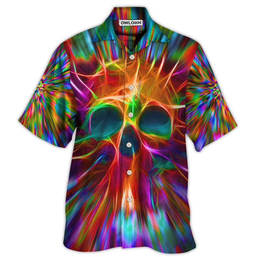 Skull Rainbow Color Love Style - Hawaiian Shirt  - Owl Ohh