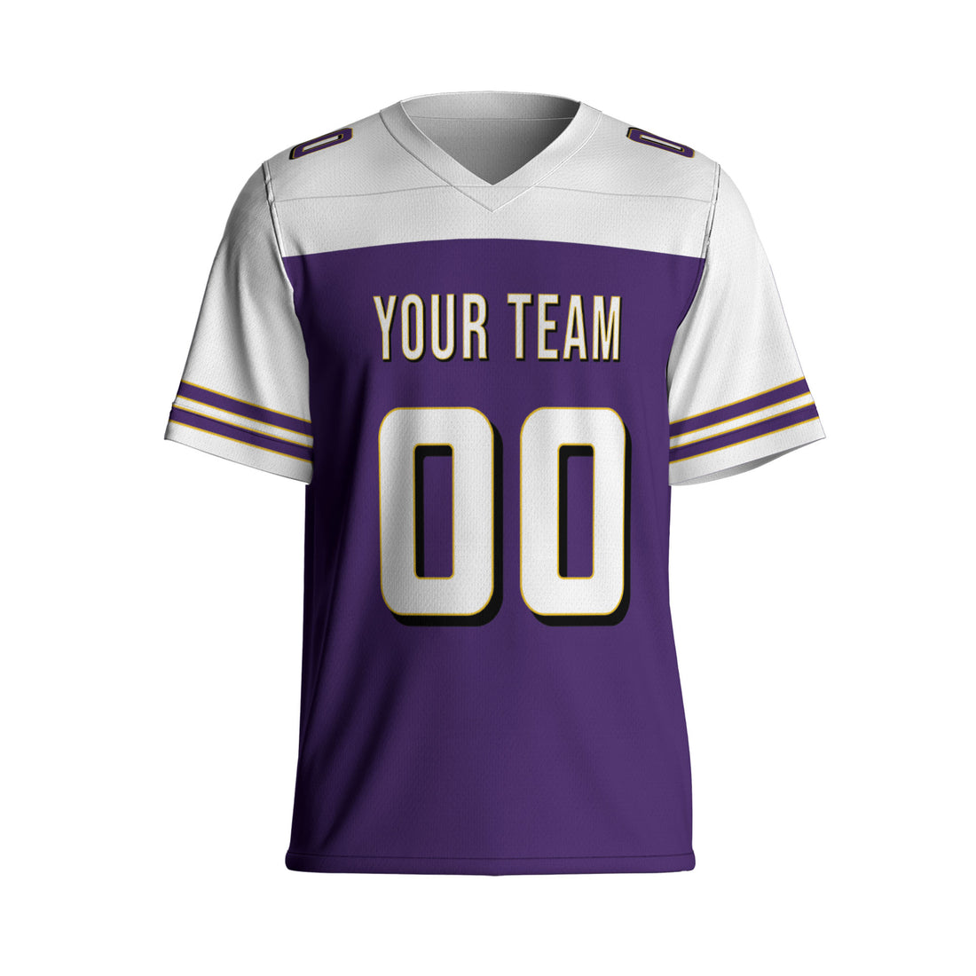 Custom-Football-Jersey-white-and-purple-I2