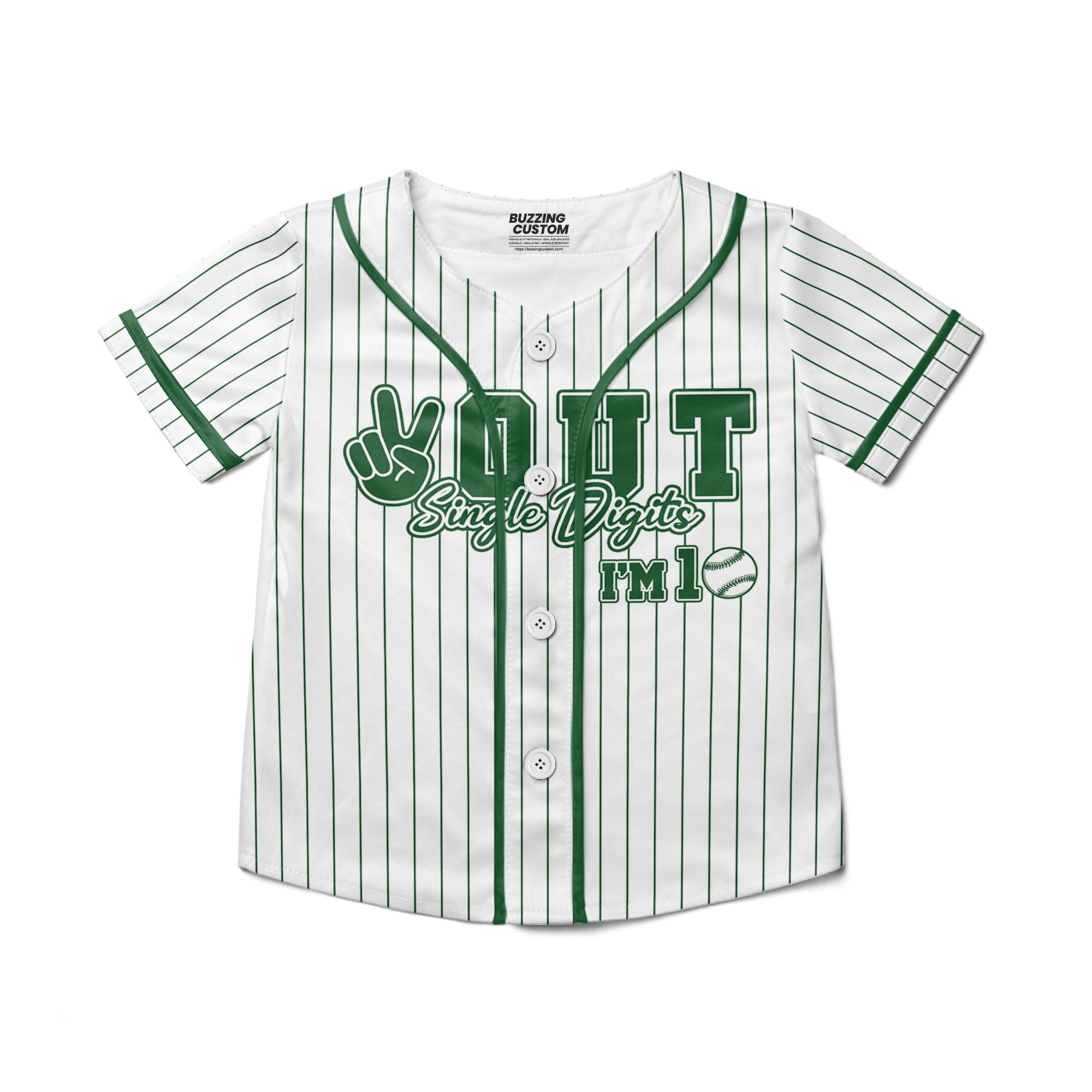 personalize-10th-birthday-double-digits-baseball-jersey-peace-out-single-digits-green-i1-7912