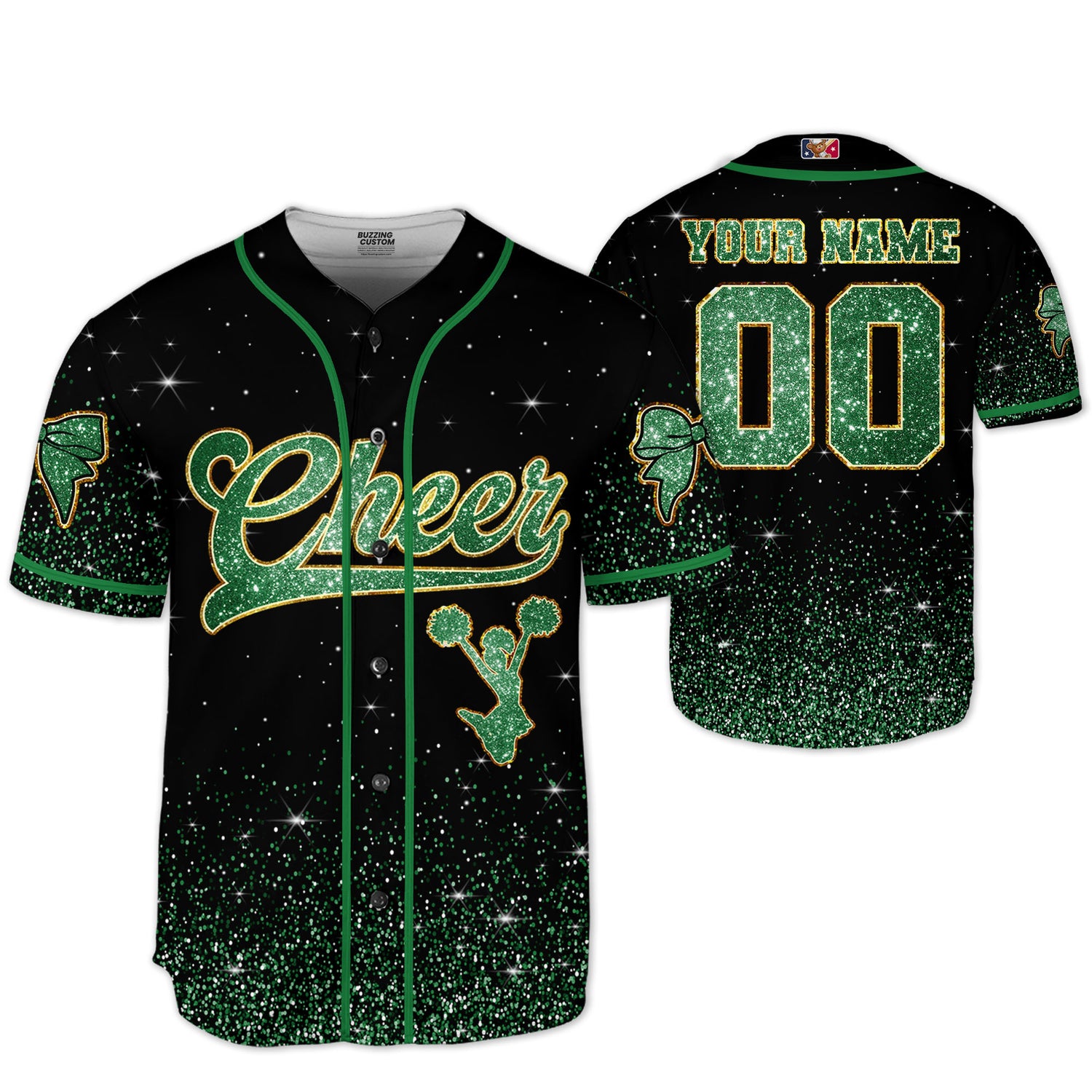 personalize-cheer-team-glitter-green-baseball-jersey-pa29-6387