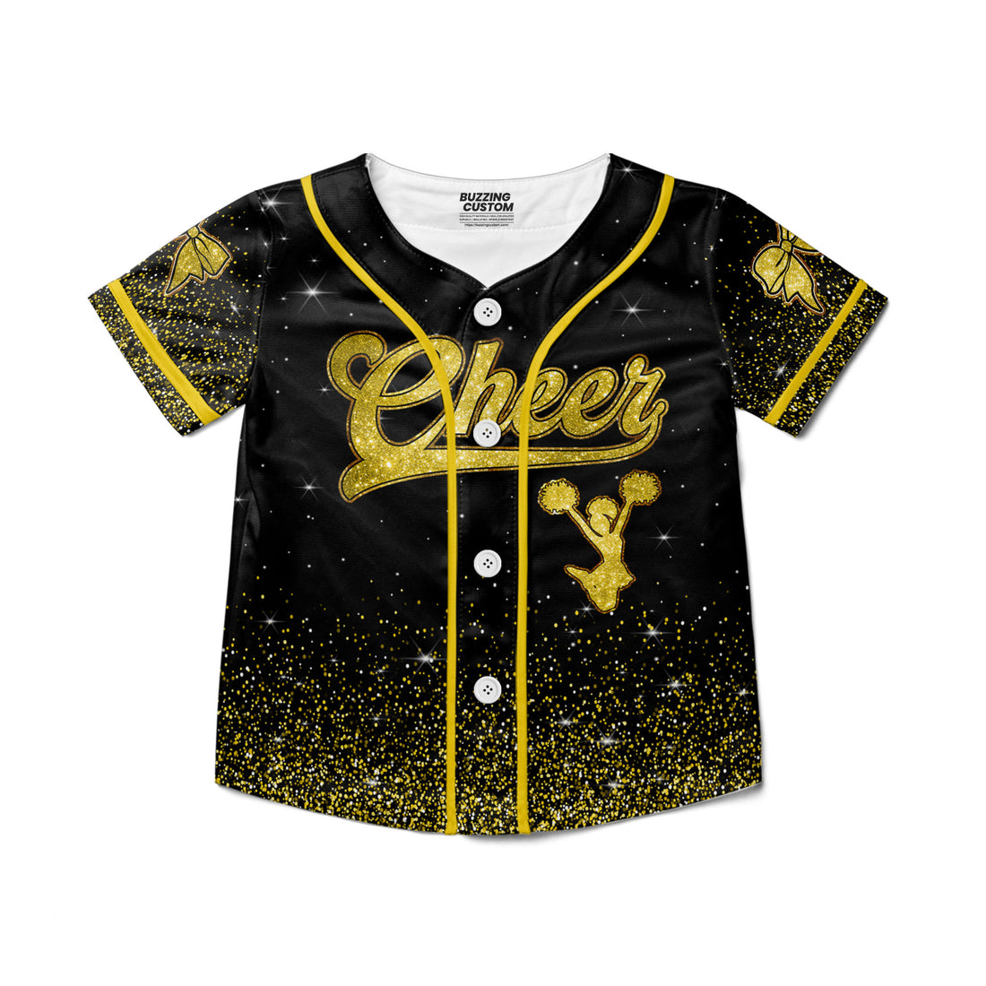 personalize-cheer-team-glitter-yellow-baseball-jersey-pa29-5974