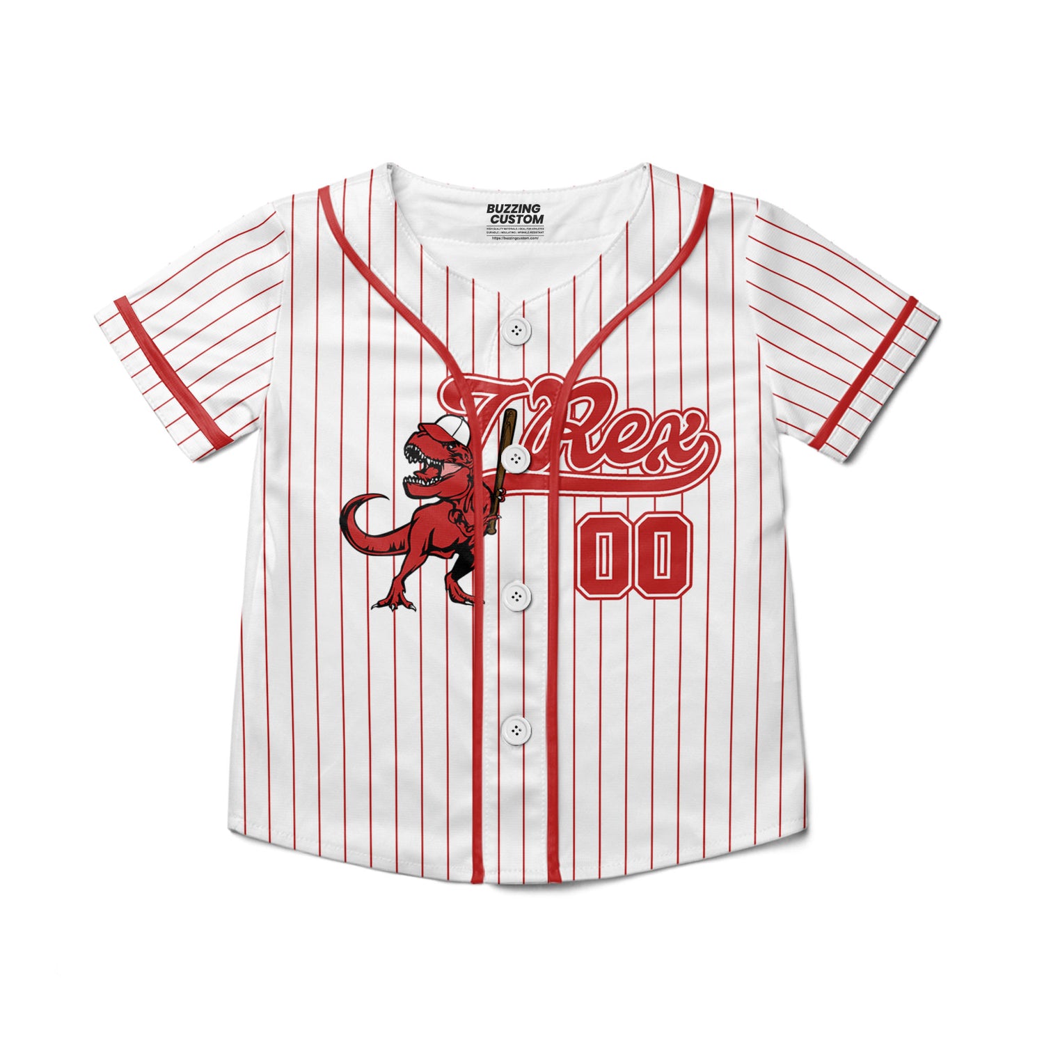 personalize-dinosaur-t-rex-playing-baseball-jersey-red-i1-8258