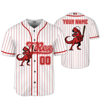personalize-dinosaur-t-rex-playing-baseball-jersey-red-i1-8258