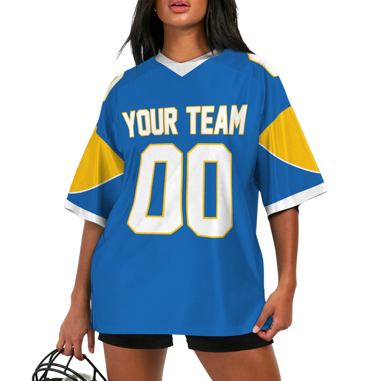 Custom-Football-Jersey-Team-And-Name-Awesome-Player-LAC-I2