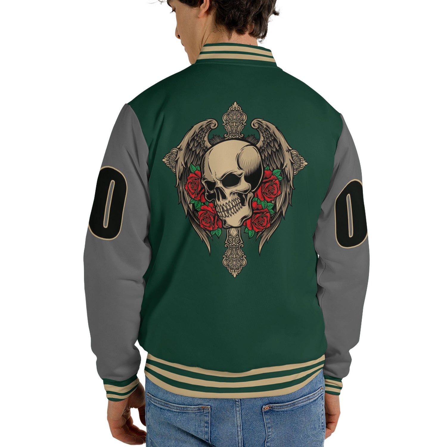 personalize-gothich-skull-green-nad09-2861