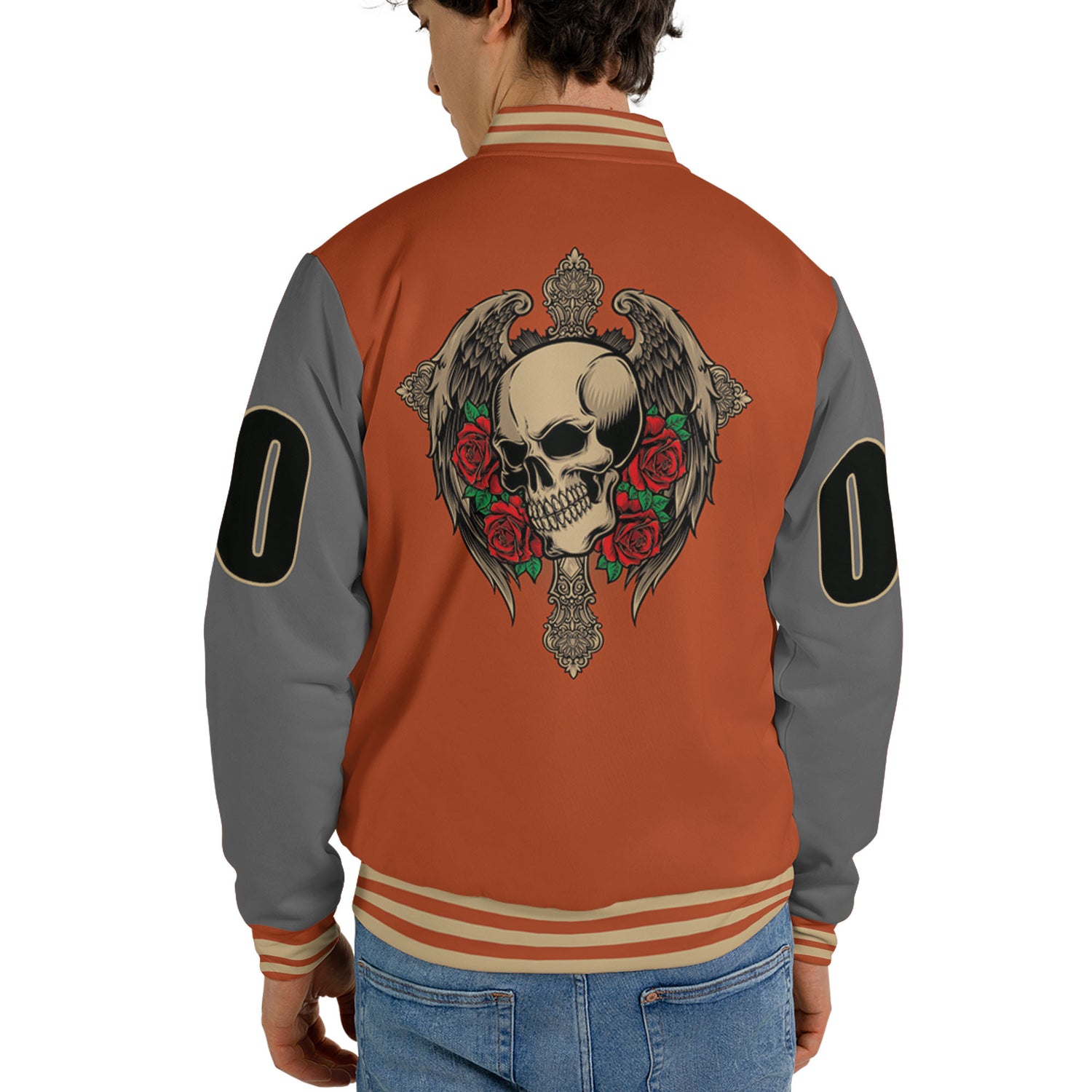 personalize-gothich-skull-orange-nad09-8843