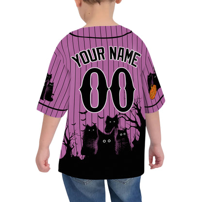 personalize-halloween-black-cat-light-pink-striped-i1-9303