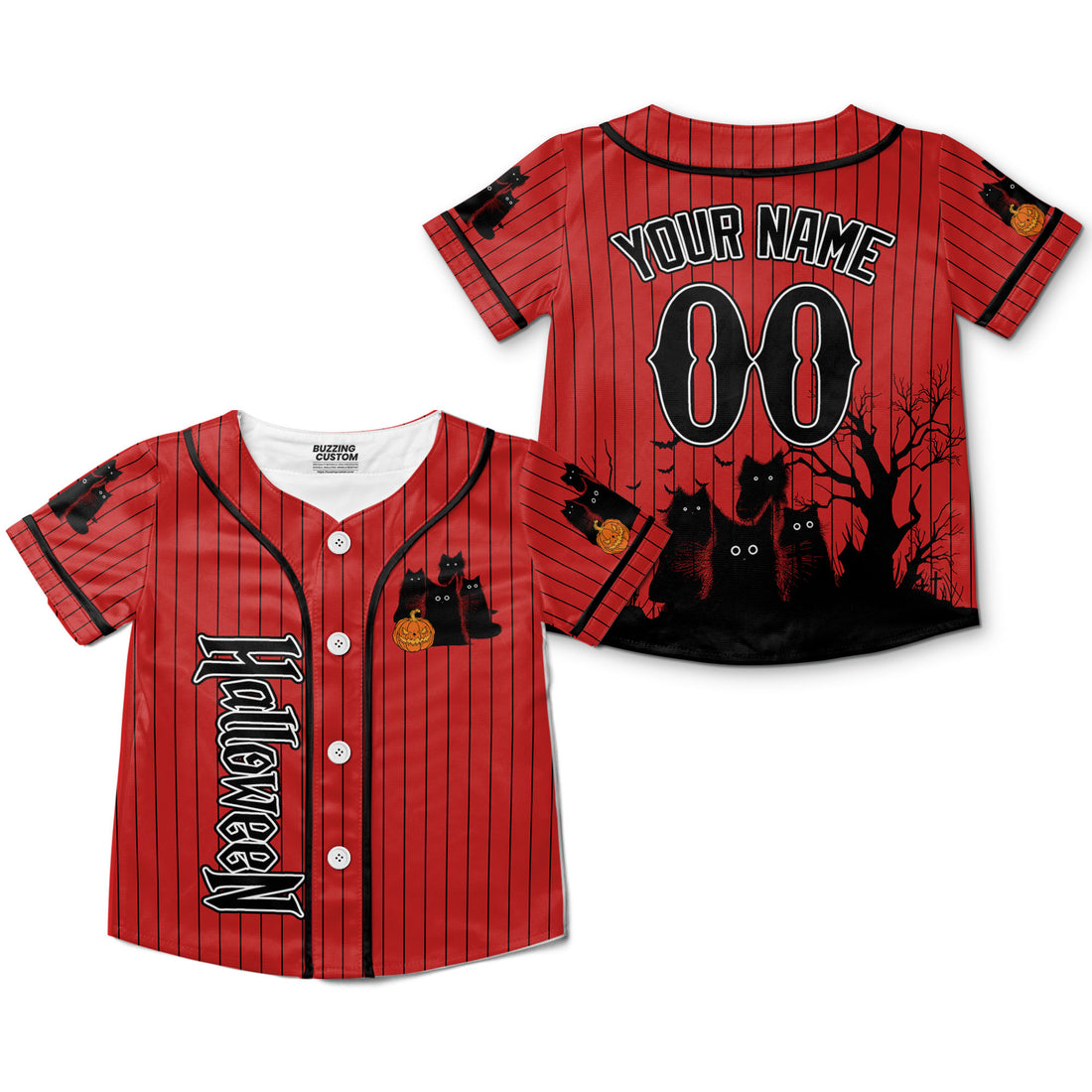 personalize-halloween-black-cat-red-striped-i1-9032