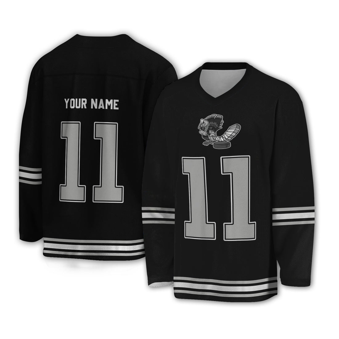 personalize-hockey-jersey-thanksgiving-black-nda54-4584