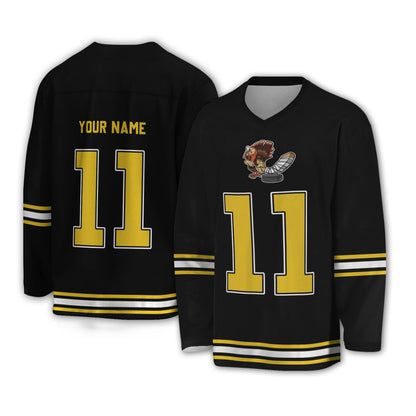personalize-hockey-jersey-thanksgiving-black-yellow-nda54-9945