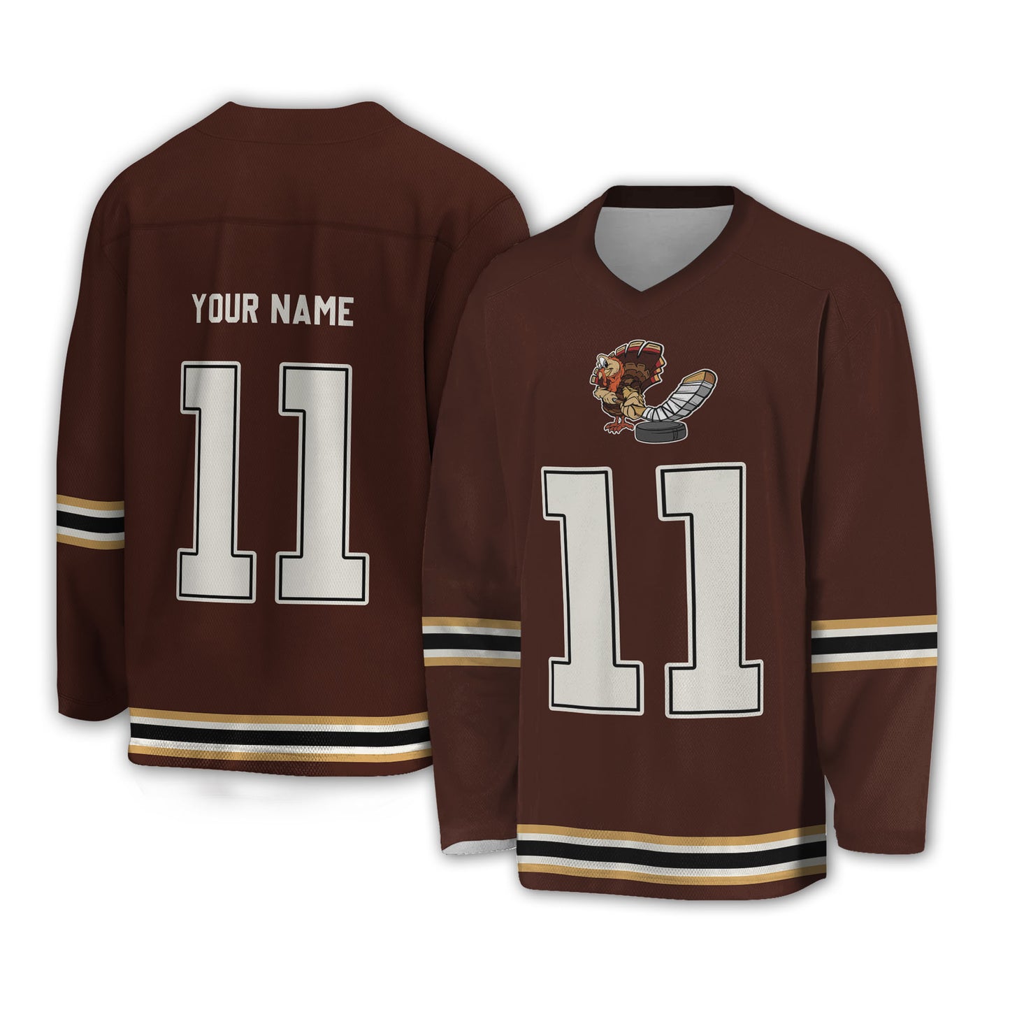 personalize-hockey-jersey-thanksgiving-dark-brown-nda54-8081