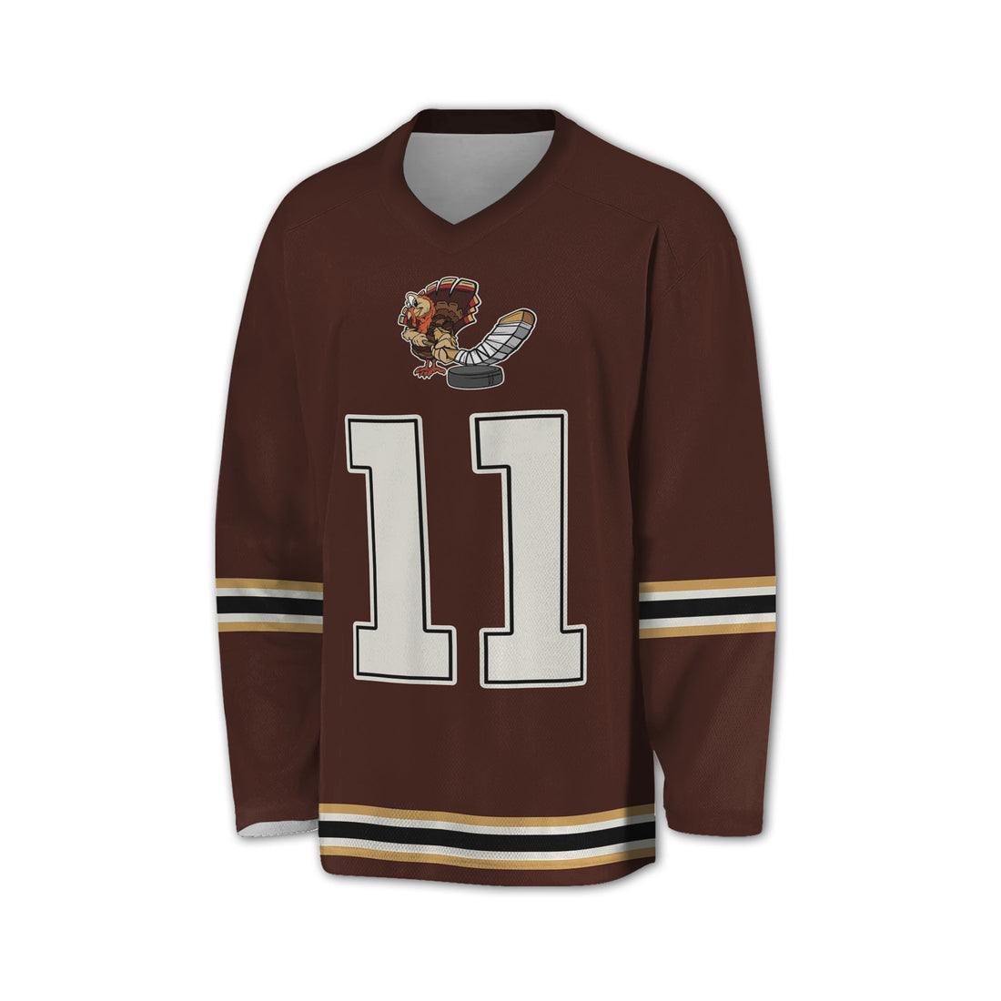 personalize-hockey-jersey-thanksgiving-dark-brown-nda54-8081