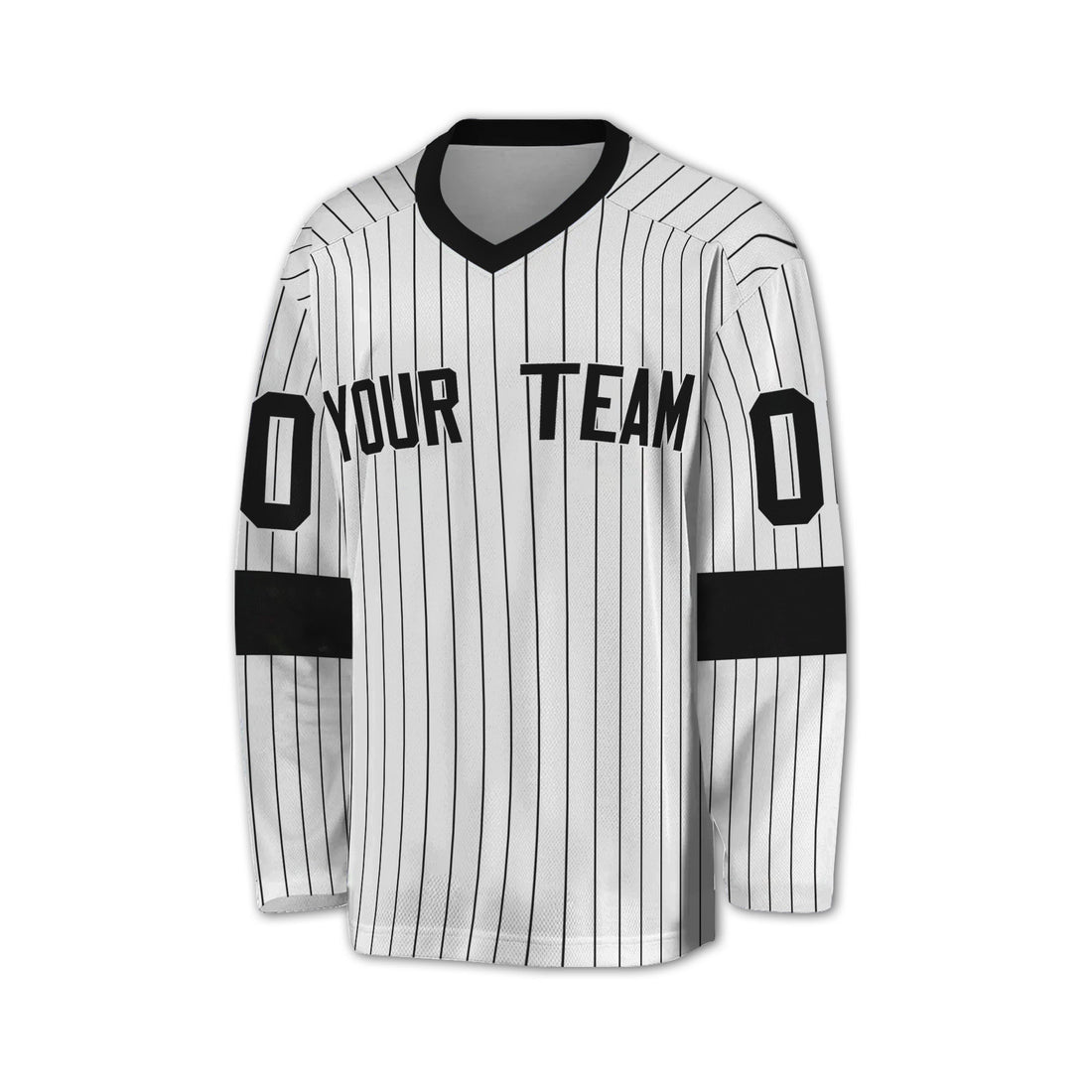 Personalize Jersey Sport Striped Awesome Black NDA07